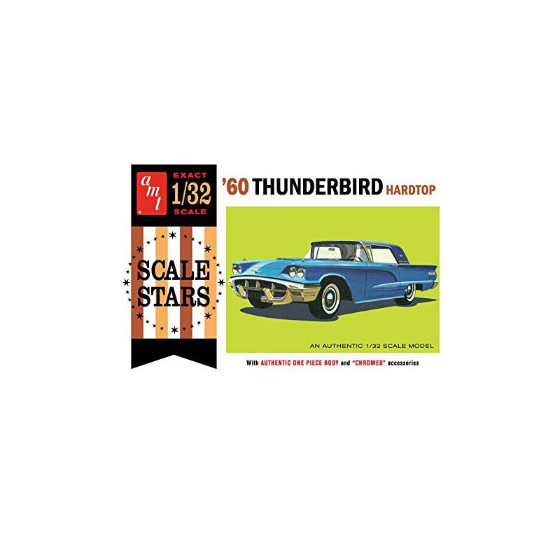 Maquette de voiture en plastique Ford Thunderbird 1960 Hardtop 1/32