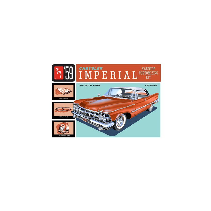 Maquette de voiture en plastique 1959 Chrysler Imperial 1/25