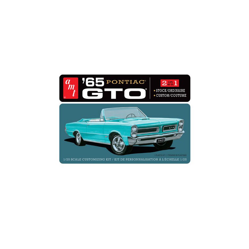Maquette de voiture en plastique 1965 Pontiac GTO 1:25