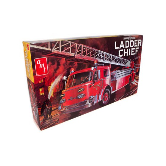 Maquette de camion en plastique American LaFrance Ladder Chief Fire Truck 1:25 Maquette de camion en plastique American LaFrance Ladder Chief Fire Truck 1:25