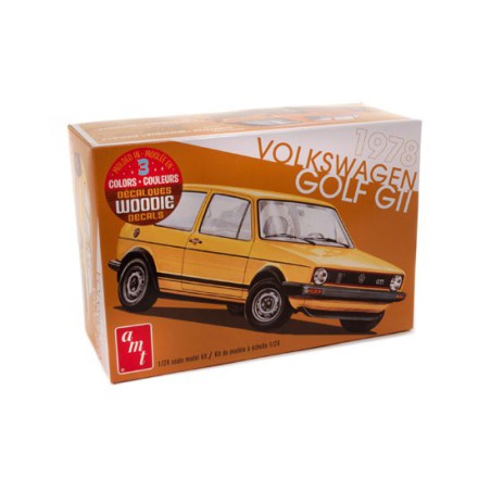 Maquette de voiture en plastique 1978 VW Golf GTI 1:24 Maquette de voiture en plastique 1978 VW Golf GTI 1:24