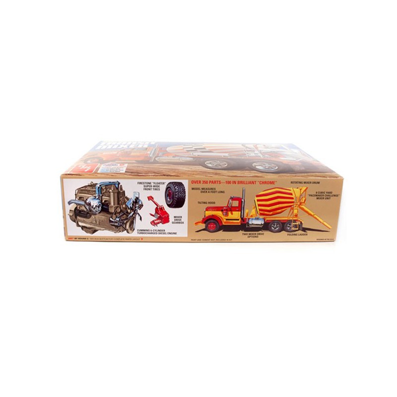 Maquette de camion en plastique Kenworth /Challenge Transit Cement Mixer 1:25