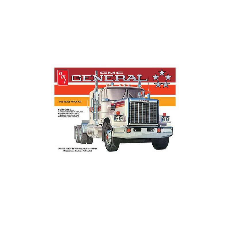 Maquette de camion en plastique 1976 GMC General Semi Tractor 1:25