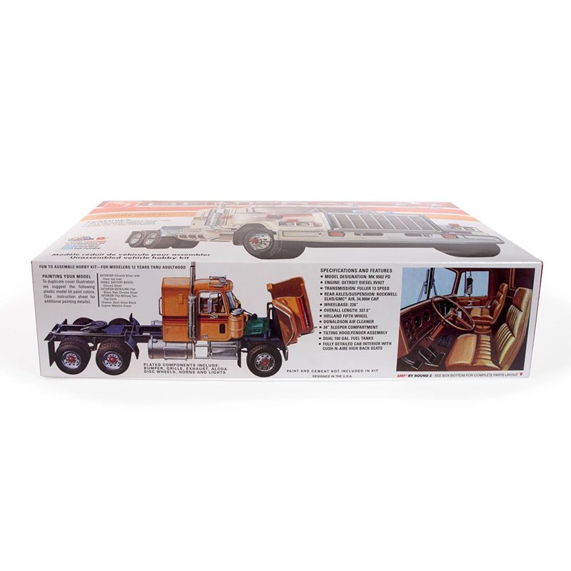 Maquette de camion en plastique 1976 GMC General Semi Tractor 1:25