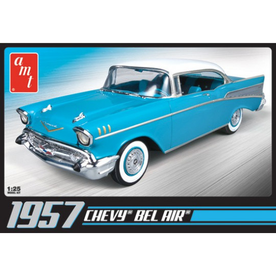 Maquette de voiture en plastique Chevy Bel Air 1957 1/25
