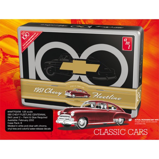 Maquette de voiture en plastique Chevy Fleetline Anni. TIN 1/25 Maquette de voiture en plastique Chevy Fleetline Anni. TIN 1/25