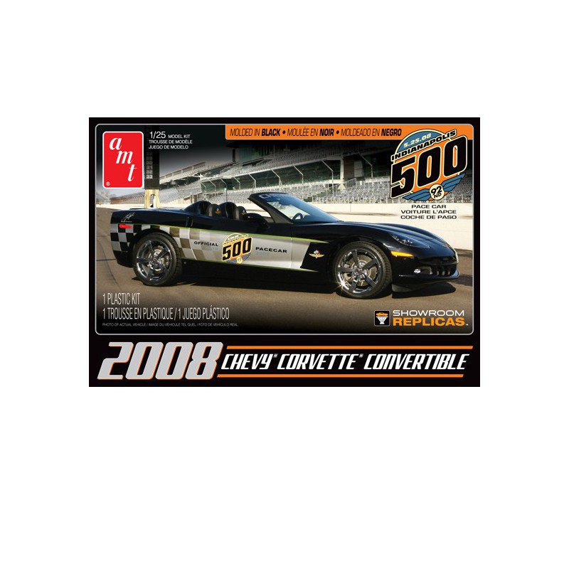 Maquette de voiture en plastique Corvette2008 Indy Car 1/25