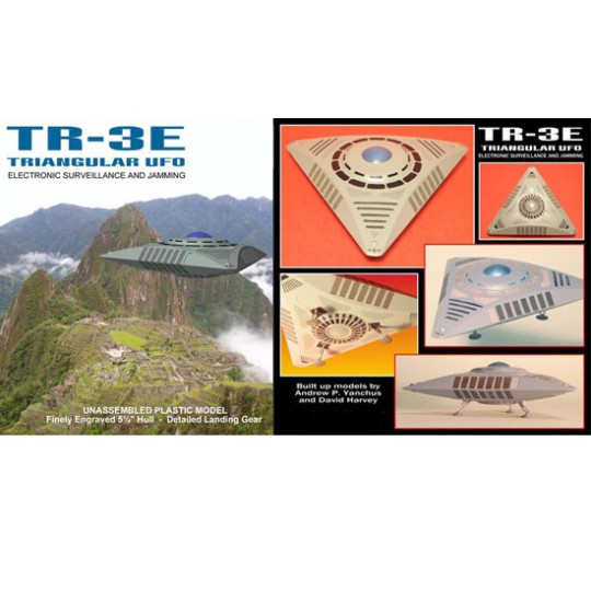 Modèle de science-fiction en plastique UFO metallic silver edition Modèle de science-fiction en plastique UFO metallic silver edition