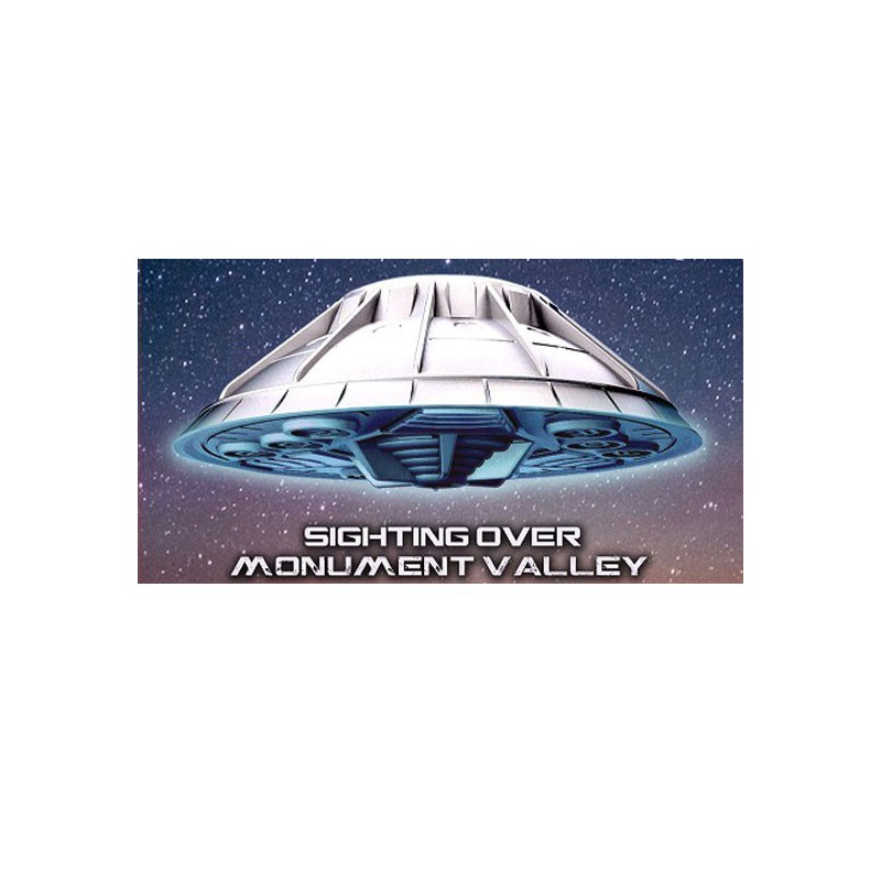 Modèle de science-fiction en plastique Monument Valley UFO Clear + LED