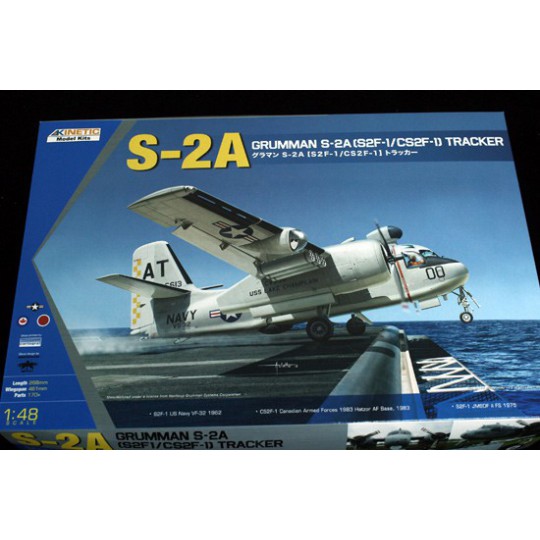 Maquette d'avion en plastique S-2A TRACKER S2F-1 1/48 Maquette d'avion en plastique S-2A TRACKER S2F-1 1/48
