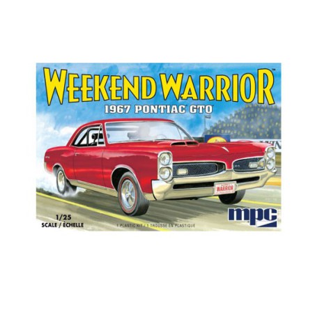 Maquette de voiture en plastique Pontiac GTO 67 1/25 Weekend Warrior Maquette de voiture en plastique Pontiac GTO 67 1/25 Weekend Warrior