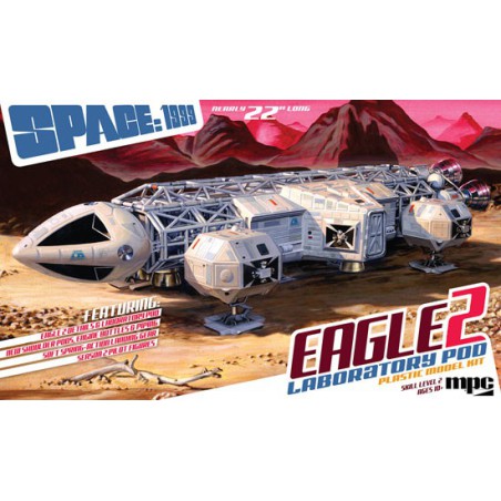 Maquette plastique de série TV COSMOS 1999 Eagle 2 avec Lab pod 1/48 Maquette plastique de série TV COSMOS 1999 Eagle 2 avec Lab pod 1/48
