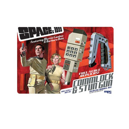 Maquette plastique de série TV Commlock & Stun Gun COSMOS 1999 Maquette plastique de série TV Commlock & Stun Gun COSMOS 1999