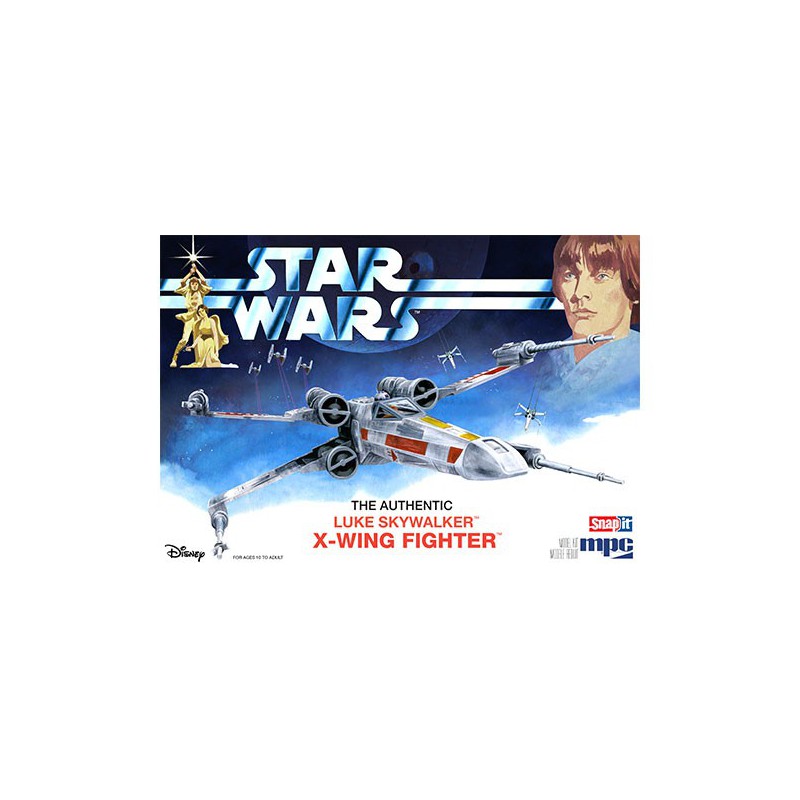 Modèle de science-fiction en plastique Star Wars : X-wing Fighter 1/64