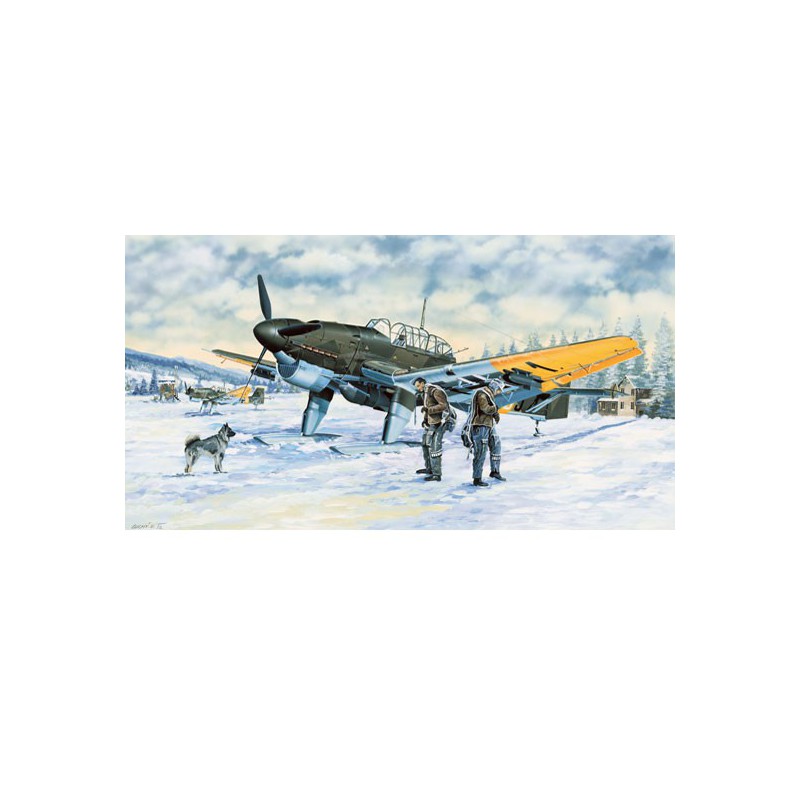 Maquette d'avion en plastique JUNKERS JU-87B-2/U4 STUKA