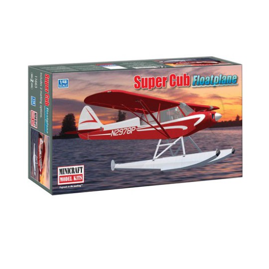Maquette d'avion en plastique Piper Super Cub hydravion 1/48 Maquette d'avion en plastique Piper Super Cub hydravion 1/48