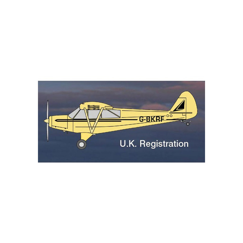 Maquette d'avion en plastique Piper Super Cub 1/48