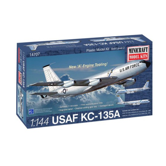 Maquette d'avion en plastique KC-135A USAF 1/144 Maquette d'avion en plastique KC-135A USAF 1/144
