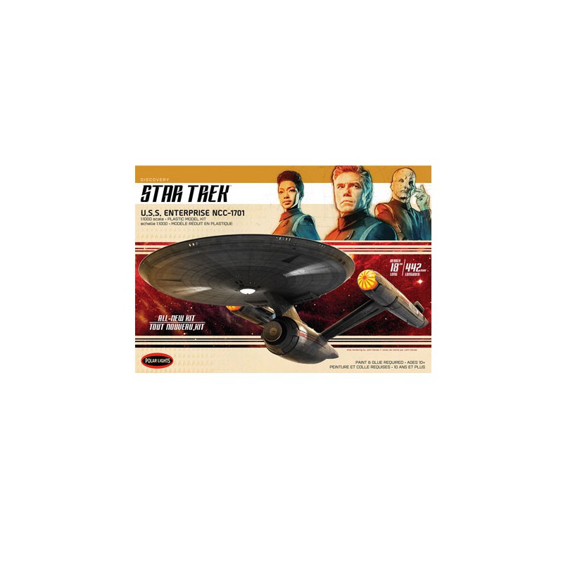 Maquette plastique de série TV Star Trek Discovery U.S.S. Enterprise 1:1000