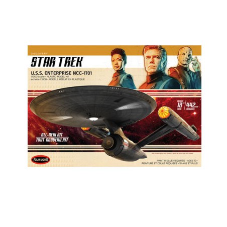 Maquette plastique de série TV Star Trek Discovery U.S.S. Enterprise 1:1000 Maquette plastique de série TV Star Trek Discovery U.S.S. Enterprise 1:1000