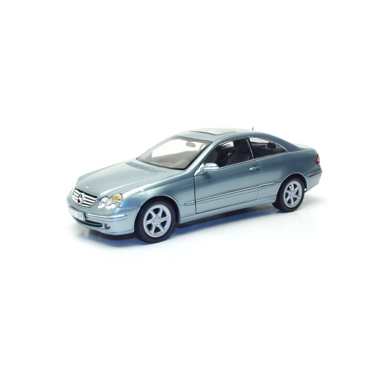 Voiture miniature Die Cast au1/18 MERCEDES CLK COUPE BLEU 1/18