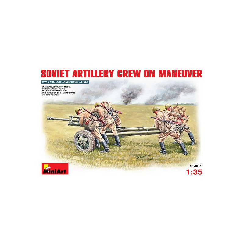 Figurine ARTILLERIE SOVIETIQUE 1/35