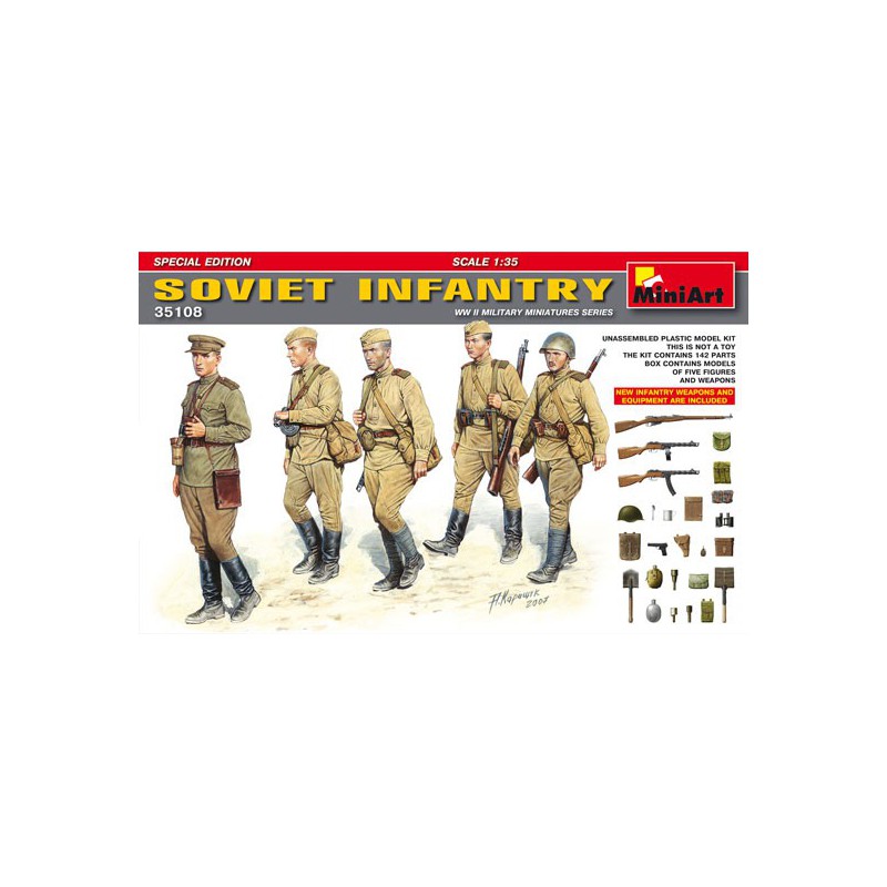 Figurine Infanterie Soviétique E. Spéciale 1/35