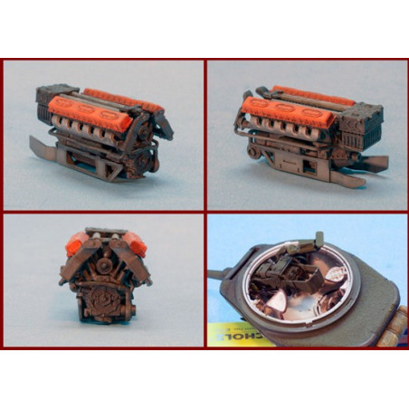 Maquette de Char en plastique T-44M Soviet Tank 1/35