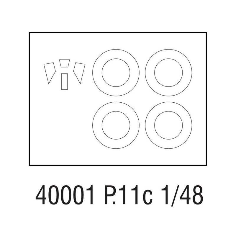 Maquette d'avion en plastique PZL P.11c Expert Set 1/48