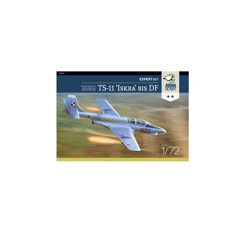 Maquette d'avion en plastique TS-11 ISKRA Expert set