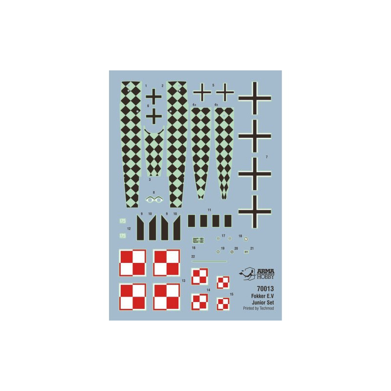 Maquette d'avion en plastique Fokker E.V Junior set 1/72 Maquette d'avion en plastique Fokker E.V Junior set 1/72