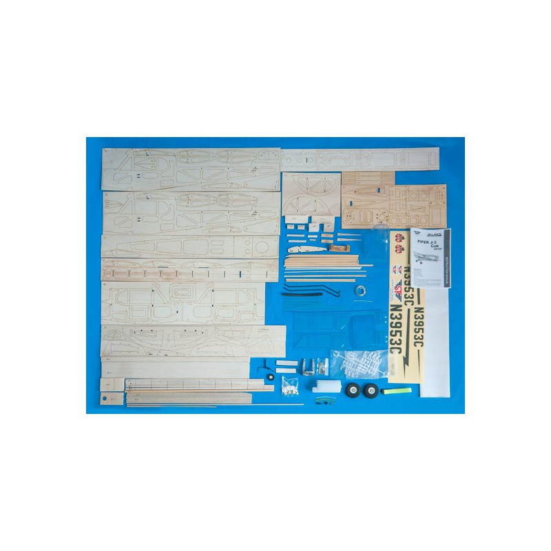 Avions électrique radiocommandé Piper J3 .40 EP GP Kit 1/6
