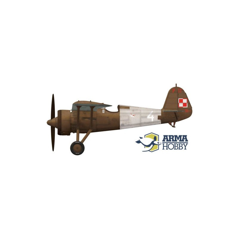 Maquette d'avion en plastique PZL P.11c Kresy Model kit 1/72