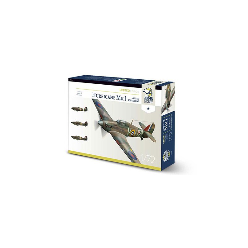 Maquette d'avion en plastique Hurricane Mk I Allied Limited Edition 1/72 Maquette d'avion en plastique Hurricane Mk I Allied Limited Edition 1/72