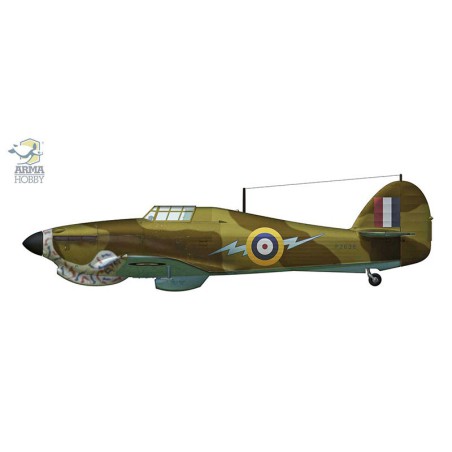 Maquette d'avion en plastique Hurricane Mk I trop French Limited Edition 1/72 Maquette d'avion en plastique Hurricane Mk I trop French Limited Edition 1/72
