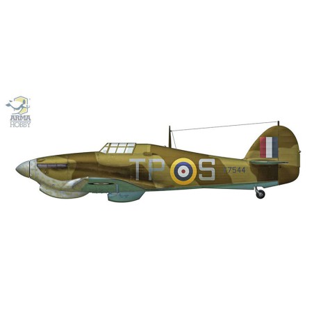 Maquette d'avion en plastique Hurricane Mk I trop French Limited Edition 1/72 Maquette d'avion en plastique Hurricane Mk I trop French Limited Edition 1/72
