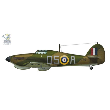Maquette d'avion en plastique Hurricane Mk I trop French Limited Edition 1/72 Maquette d'avion en plastique Hurricane Mk I trop French Limited Edition 1/72