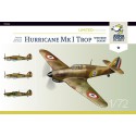 Maquette d'avion en plastique Hurricane Mk I trop French Limited Edition 1/72 Maquette d'avion en plastique Hurricane Mk I trop French Limited Edition 1/72