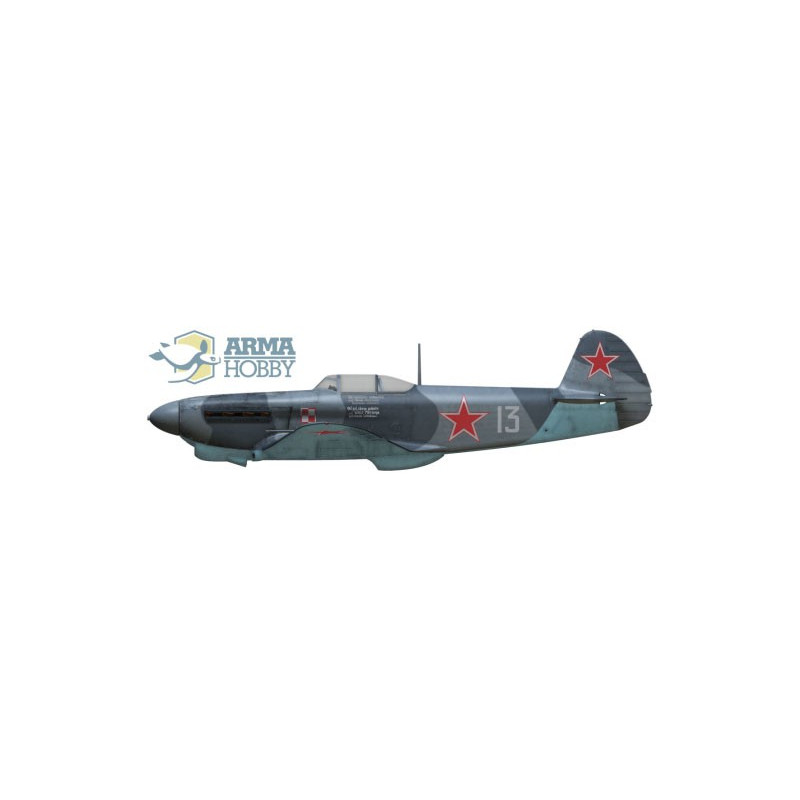 Maquette d'avion en plastique Yakovlev Yak-1b Expert set 1/72
