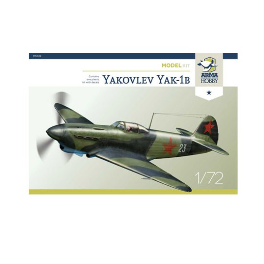 Maquette d'avion en plastique Yakovlev Yak-1b Model kit 1/72 Maquette d'avion en plastique Yakovlev Yak-1b Model kit 1/72