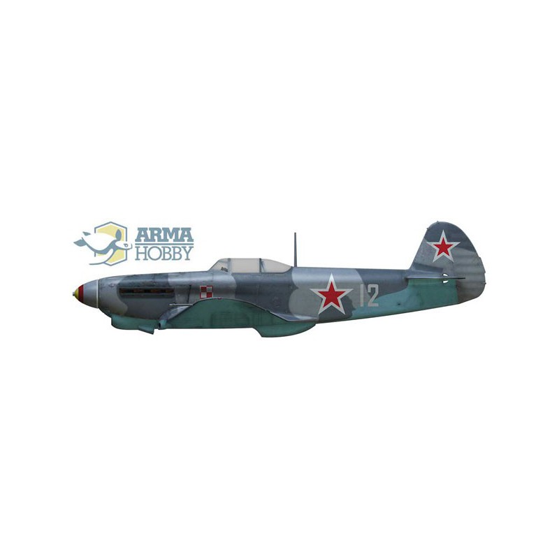 Maquette d'avion en plastique Yak-1b Allied Fighter 1/72