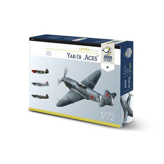 Maquette d'avion en plastique Yakovlev Yak-1b Soviet Aces limited edition 1/72 Maquette d'avion en plastique Yakovlev Yak-1b Soviet Aces limited edition 1/72