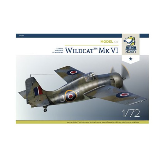 Maquette d'avion en plastique Wildcat Mk VI Model Kit 1/72 Maquette d'avion en plastique Wildcat Mk VI Model Kit 1/72