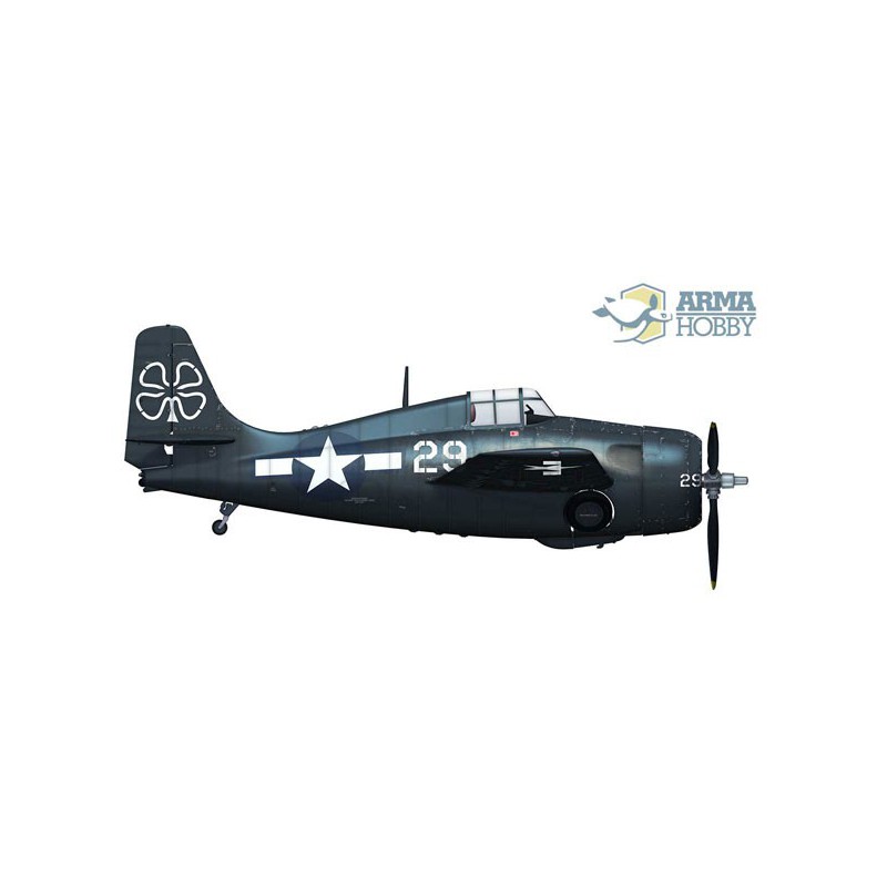 Maquette d'avion en plastique FM-2 Wildcat Model Kit 1/72