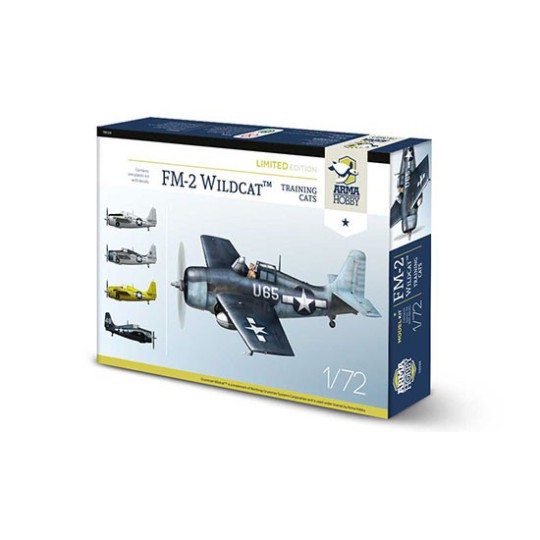 Maquette d'avion en plastique FM-2 Wildcat Training Cats Limited Edition 1/72 Maquette d'avion en plastique FM-2 Wildcat Training Cats Limited Edition 1/72