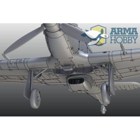 Maquette d'avion en plastique Hurricane Mk IIc Model kit 1/72 Maquette d'avion en plastique Hurricane Mk IIc Model kit 1/72