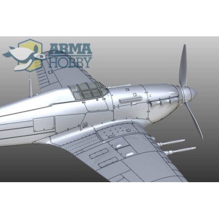Maquette d'avion en plastique Hurricane Mk IIc Model kit 1/72 Maquette d'avion en plastique Hurricane Mk IIc Model kit 1/72