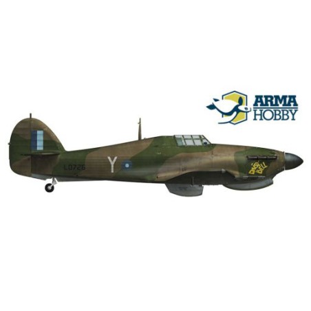 Maquette d'avion en plastique Hurricane Mk IIc Trop Model kit 1/72 Maquette d'avion en plastique Hurricane Mk IIc Trop Model kit 1/72