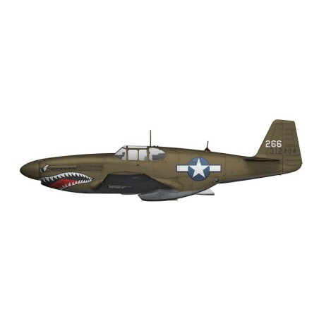 Maquette d'avion en plastique F-6C Mustang Expert set 1/72 Maquette d'avion en plastique F-6C Mustang Expert set 1/72