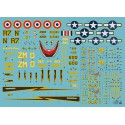 Maquette d'avion en plastique F-6C Mustang Expert set 1/72 Maquette d'avion en plastique F-6C Mustang Expert set 1/72